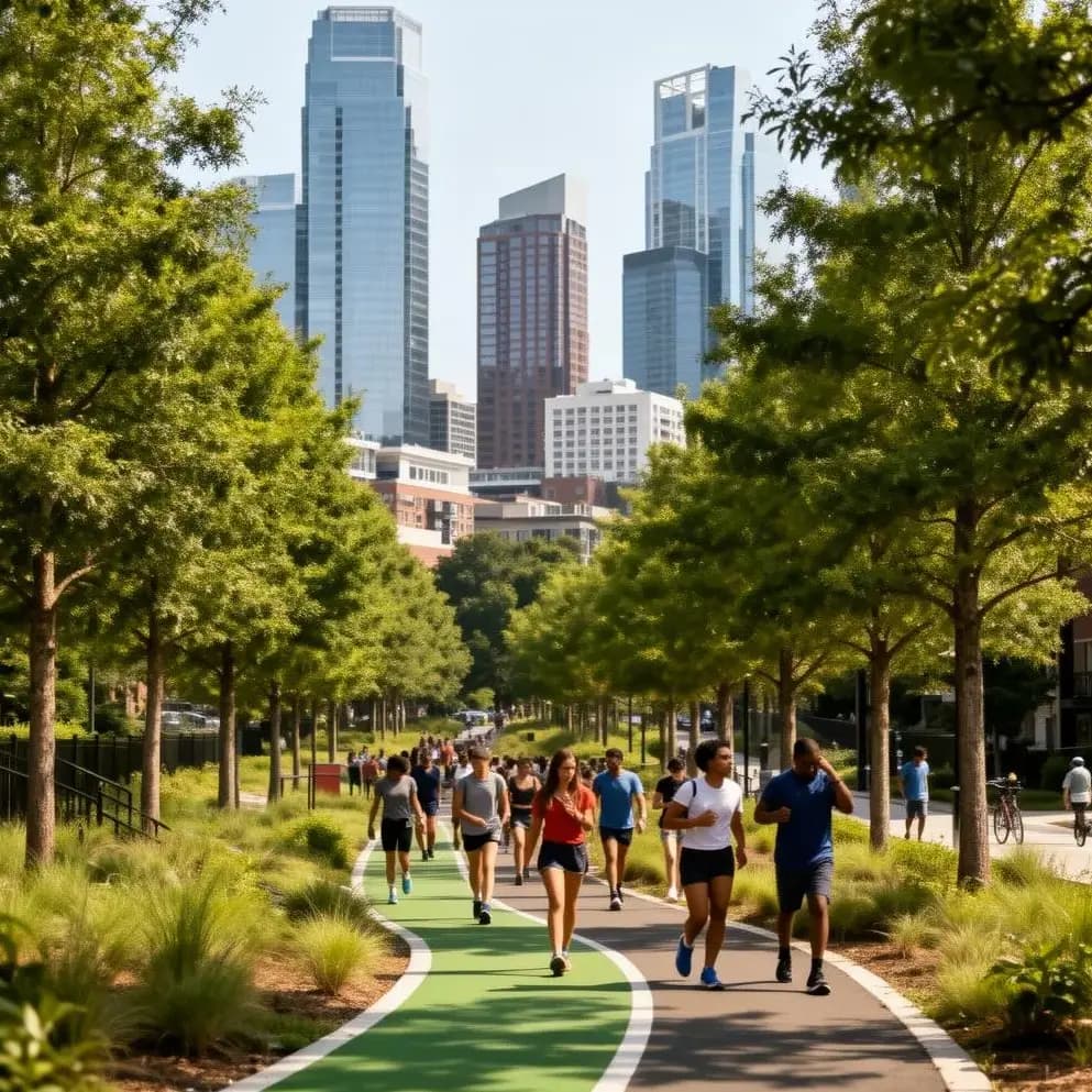 Atlanta BeltLine trail near Inman Park