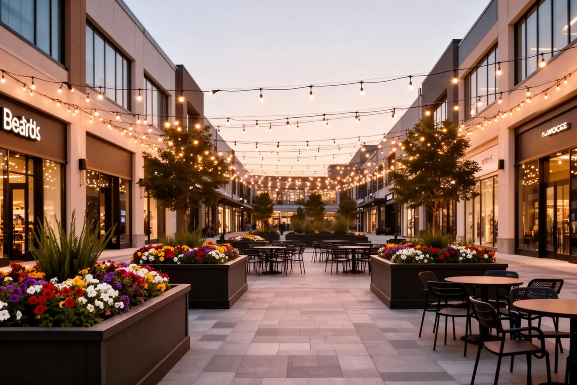 Avalon district lifestyle in Alpharetta