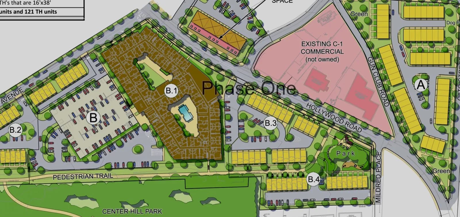 Cypress Grove townhomes development rendering near Westside Park in Atlanta with new construction homes under $400K
