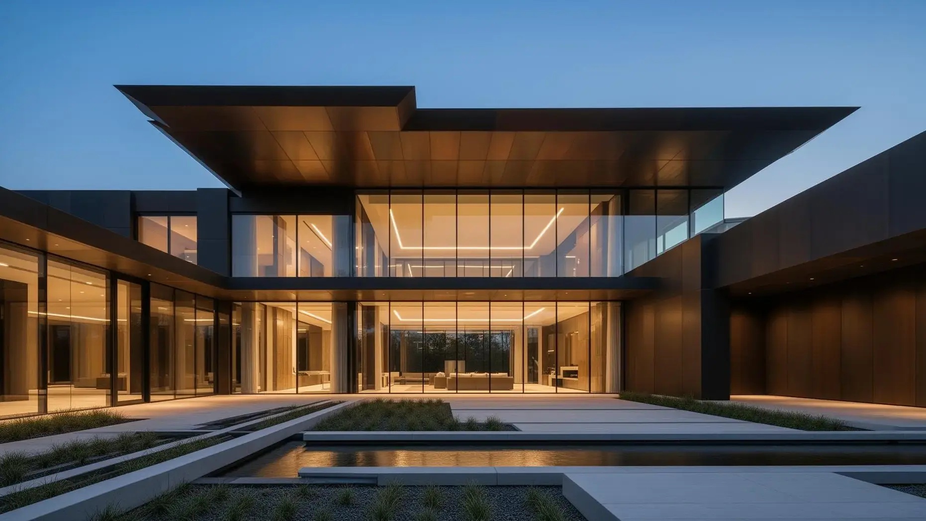 Contemporary Buckhead estate exemplifying Tuxedo Park luxury