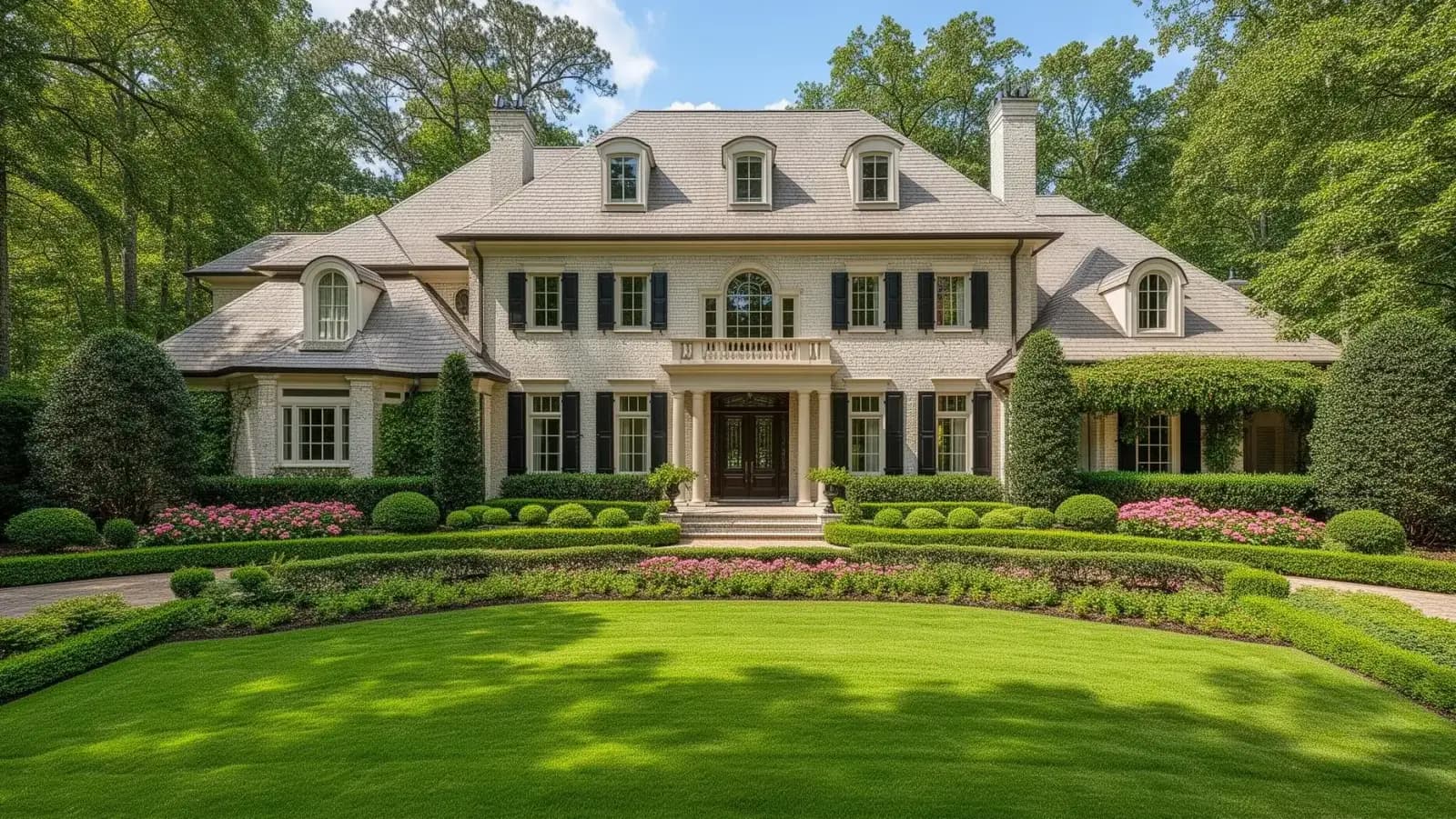 Stately brick Georgian estate in Buckhead, Atlanta