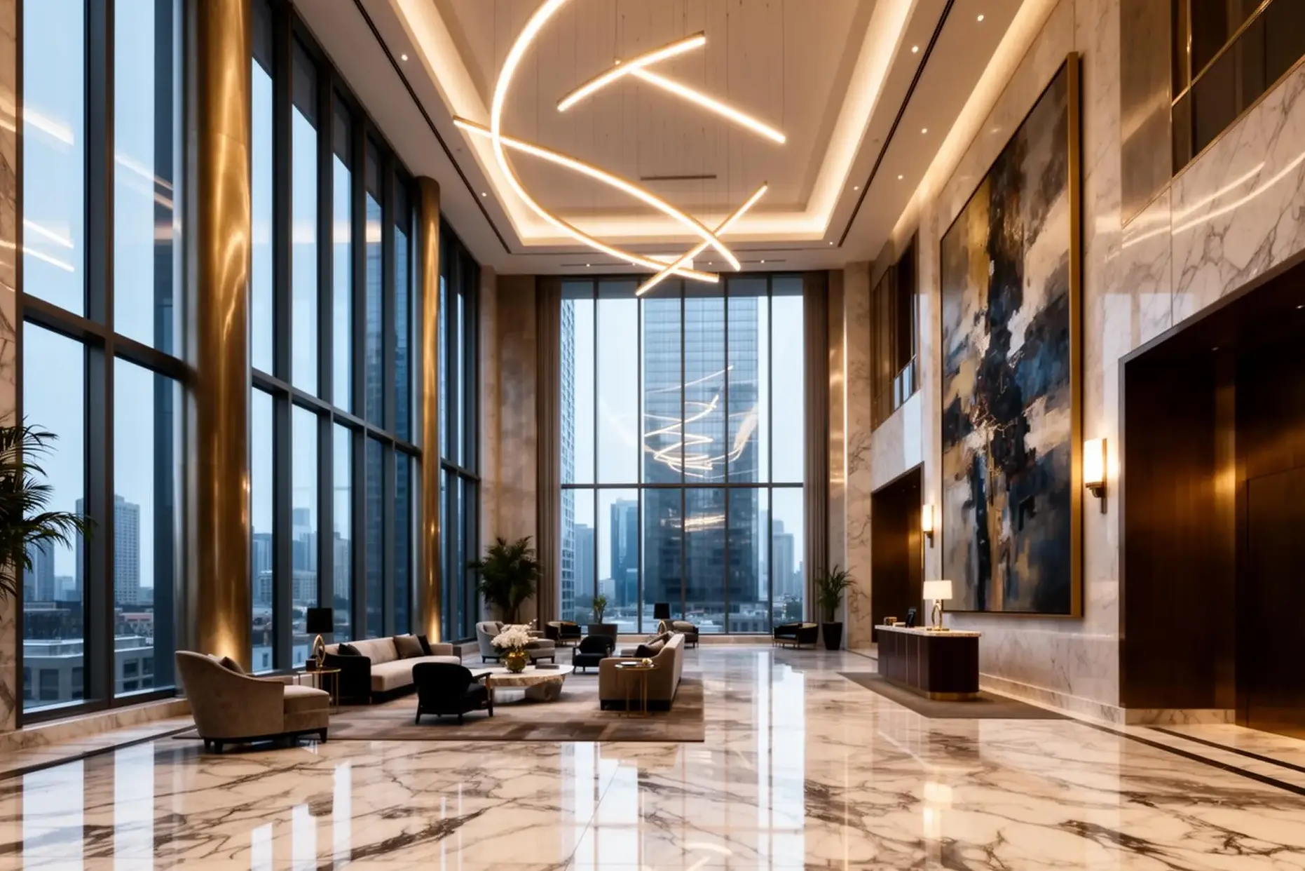 Luxury condo lifestyle in Atlanta