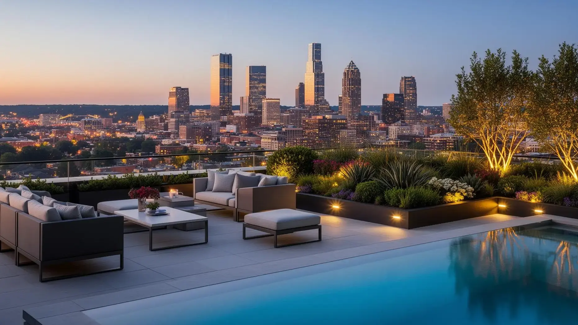 Premier Corner floor plan at Sovereign Buckhead