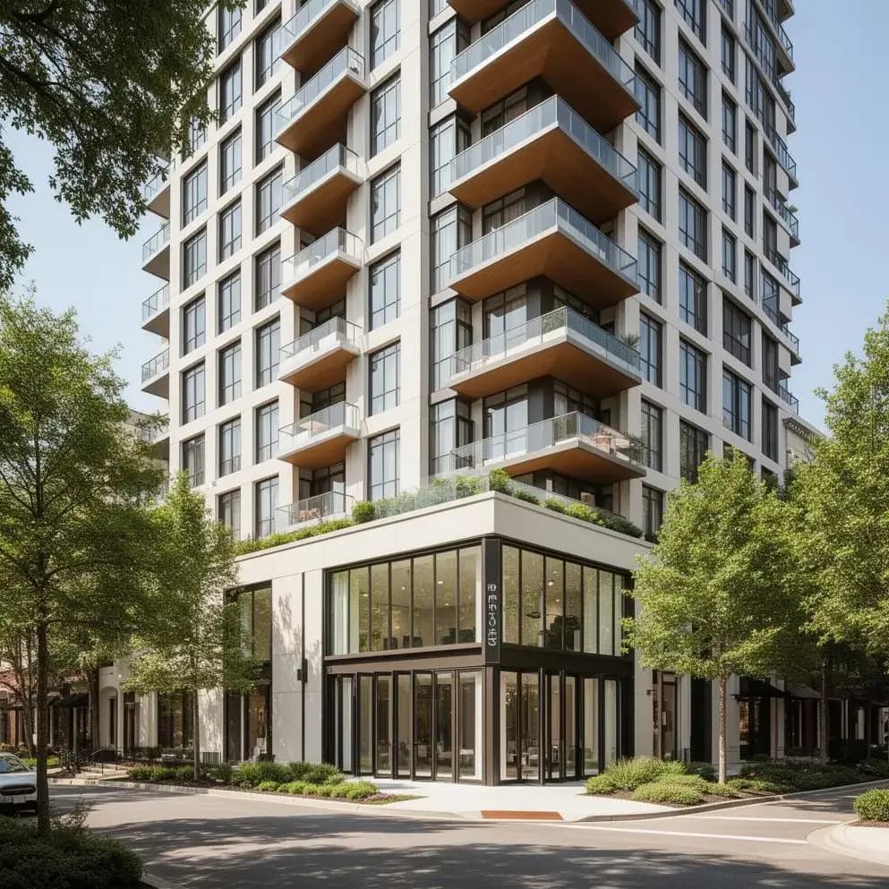 The Charles luxury condominium in Buckhead, Atlanta