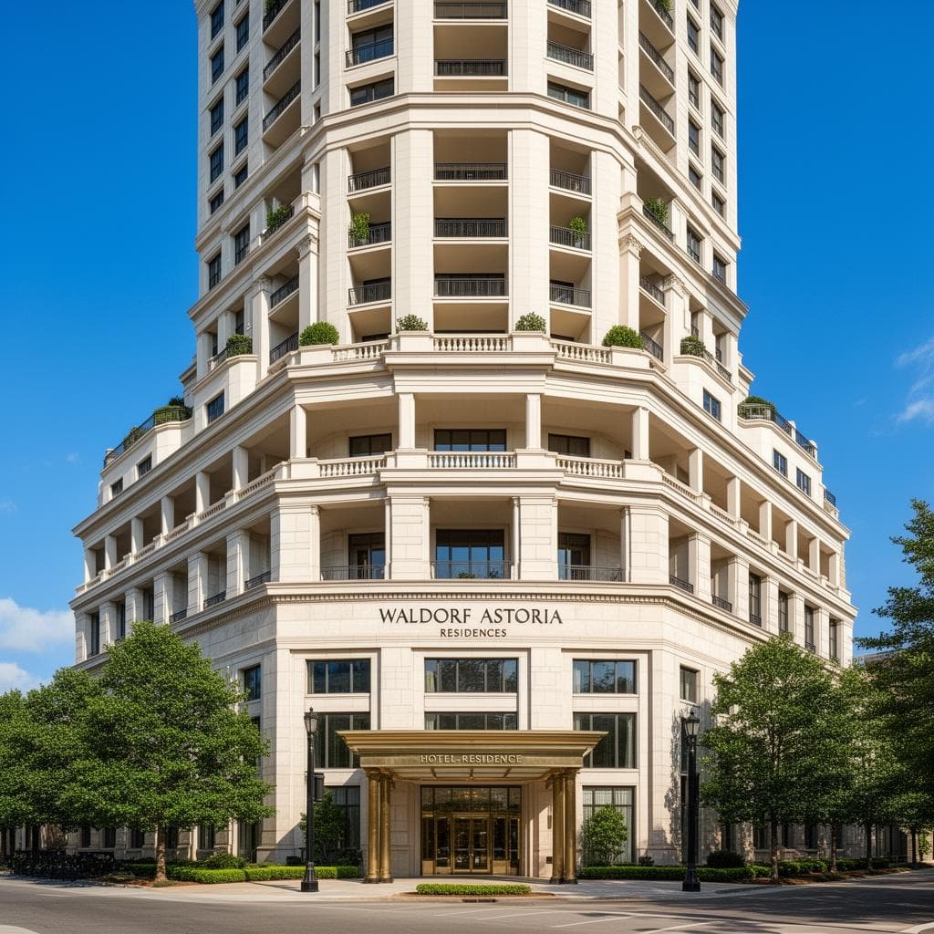 Waldorf Astoria Residences luxury condo in Buckhead Atlanta