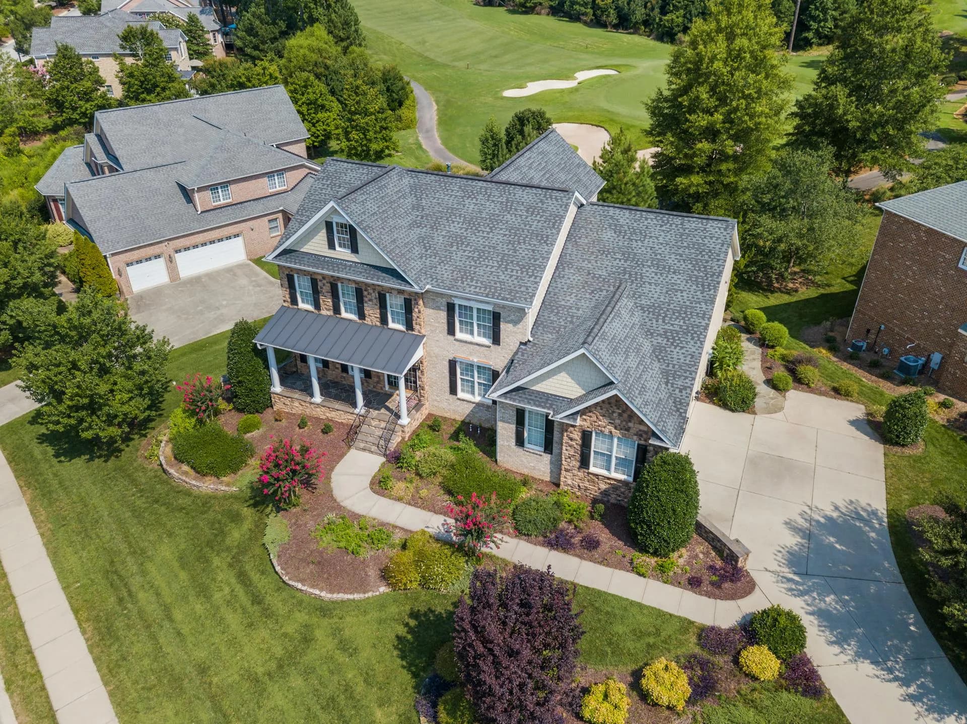 Luxury suburban neighborhood in North Atlanta representing Alpharetta and Johns Creek real estate