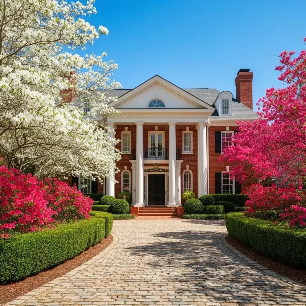 Atlanta luxury home exterior representing home warranty considerations