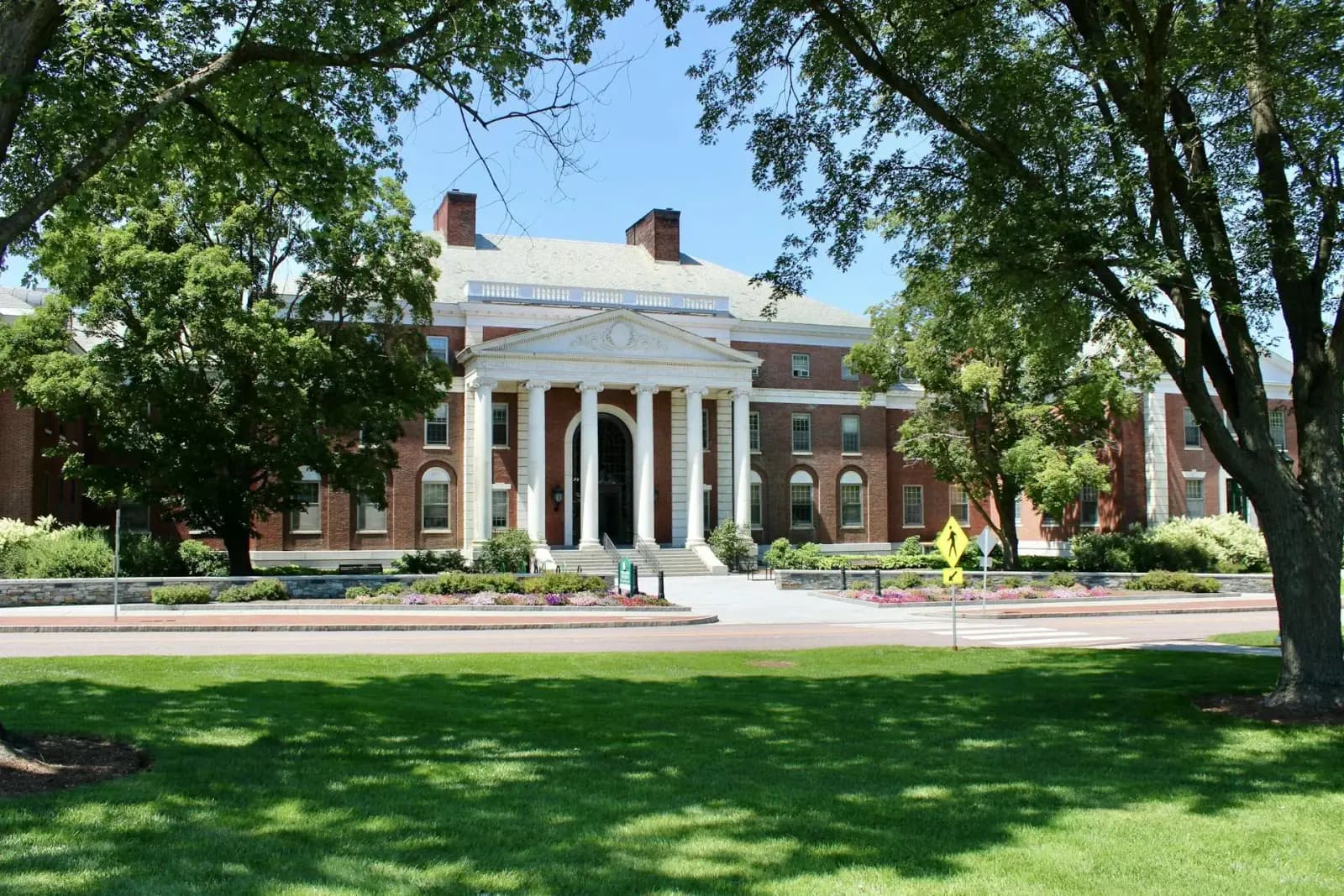 Historic private school campus entrance in Atlanta