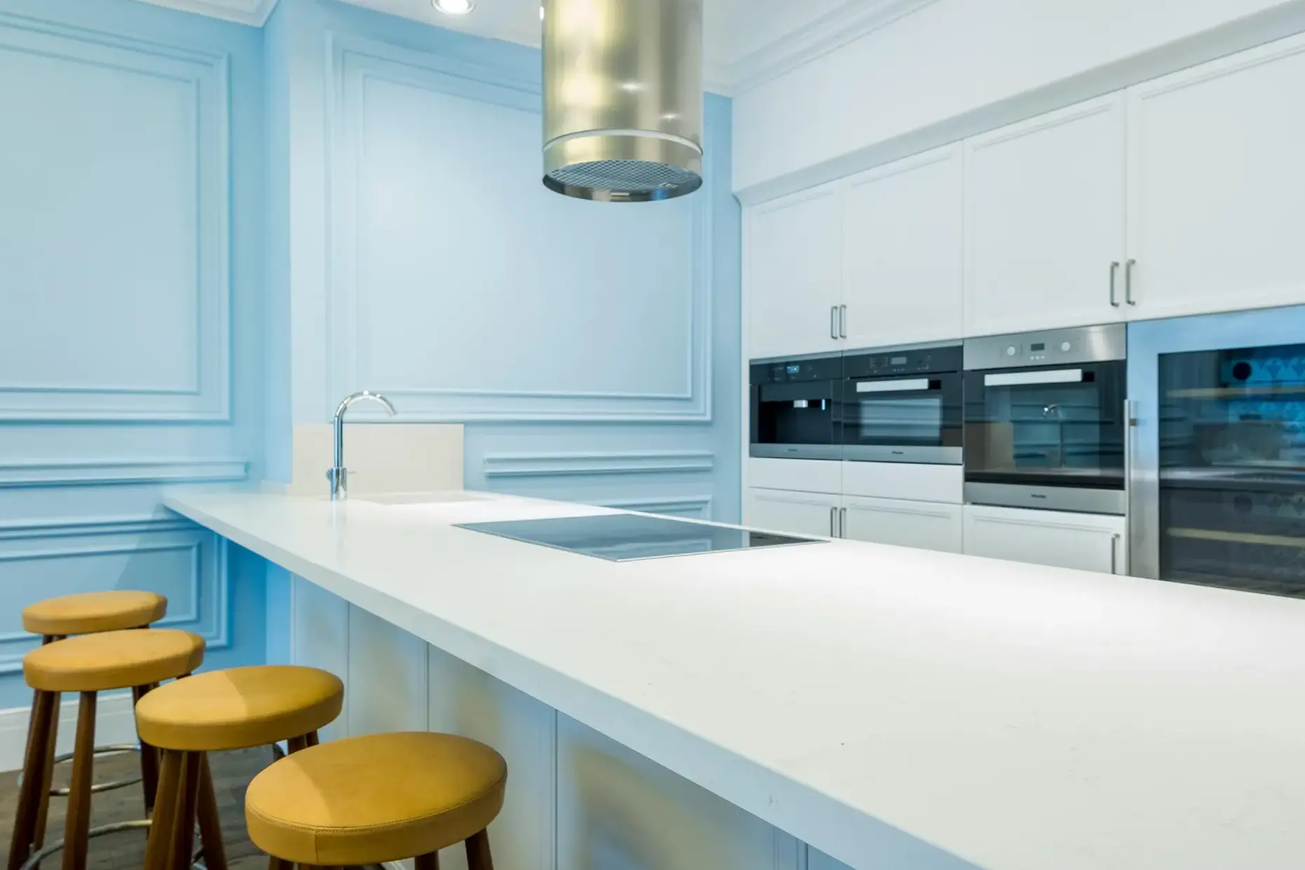 Luxury kitchen with gourmet island - best home upgrades to boost value in Atlanta