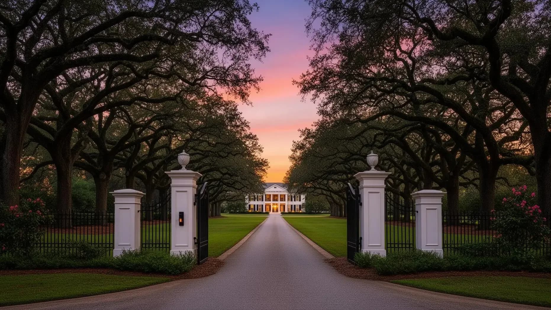 Private Atlanta luxury home exterior representing an off-market sale