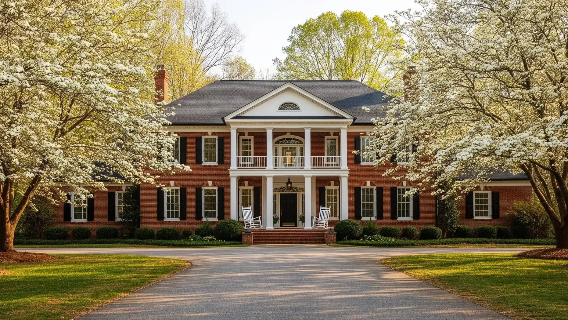 Luxury residential neighborhood in Marietta, Georgia