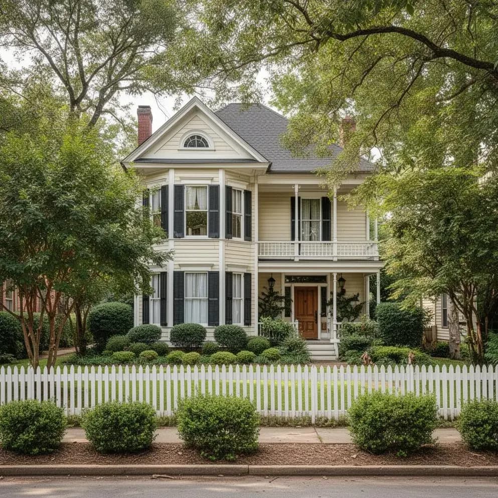 Historic Victorian home in Grant Park Atlanta with classic Southern architecture